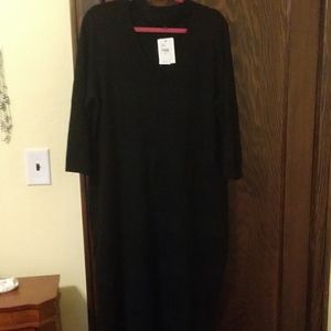 Black choker neck sweater vest 22/24